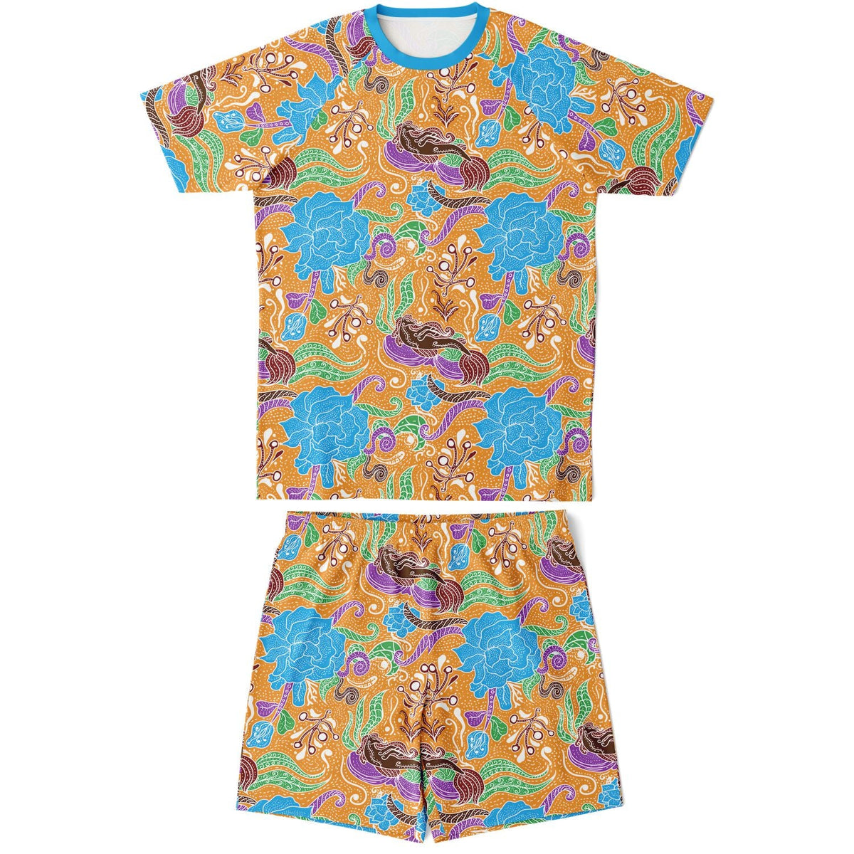 Maris Equi Batik Shorts and Top Set For Men