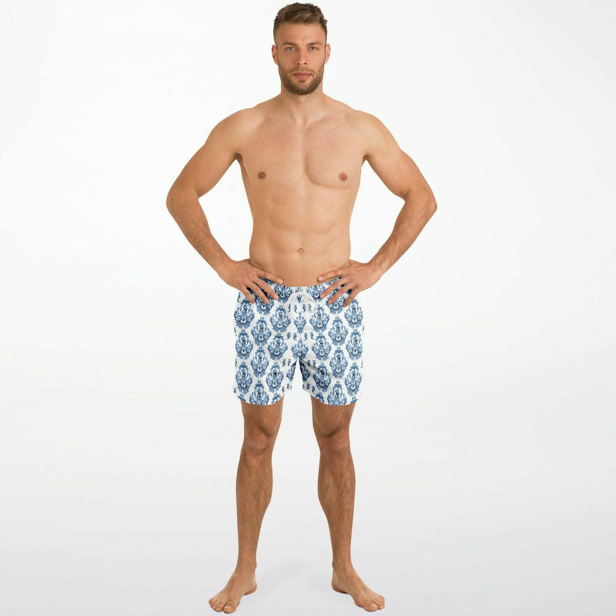 Maris Equi Blue Baroque Men's Swim Shorts