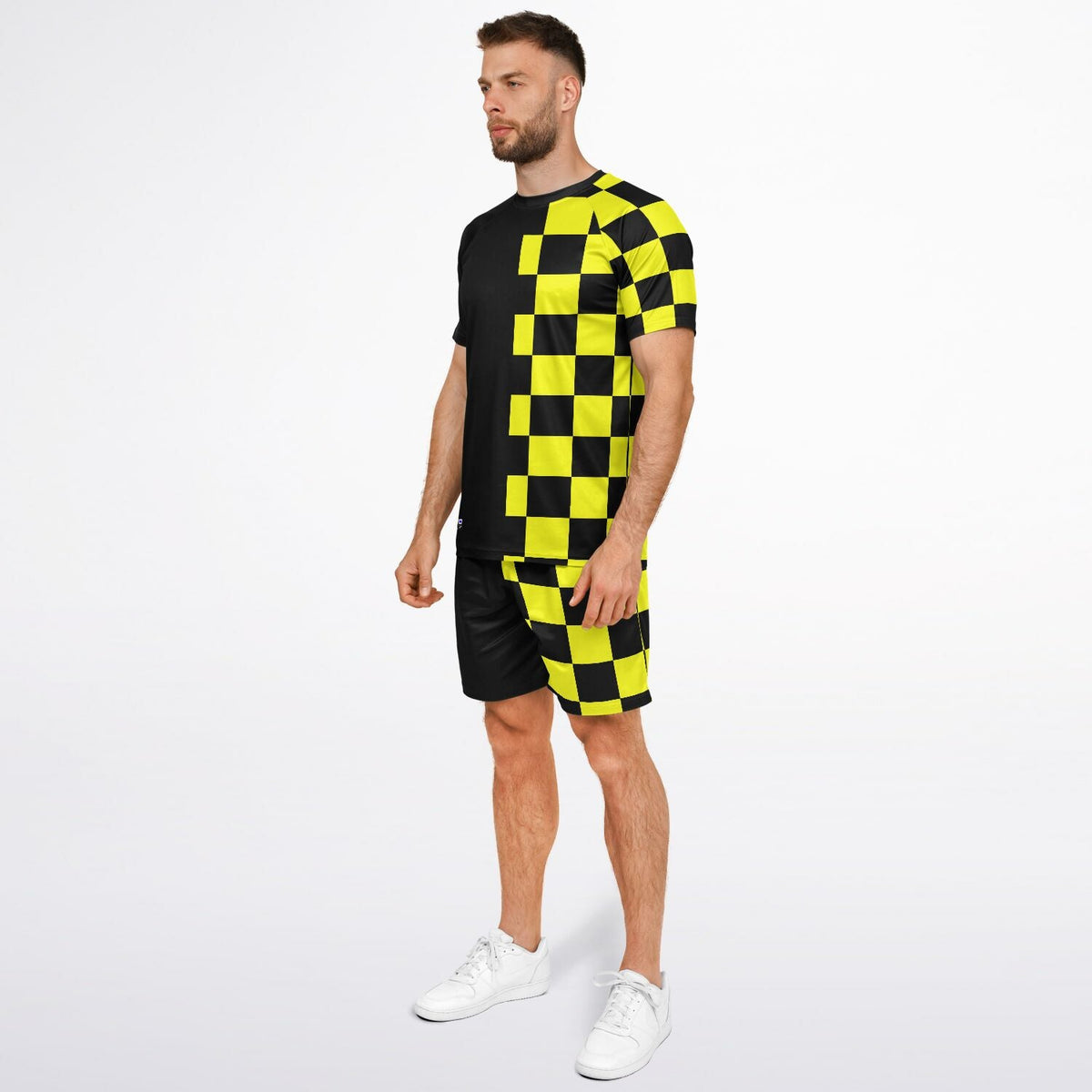 Maris Equi Men's Signals "STOP" Nautical Flag Inspired Shorts And Top Set