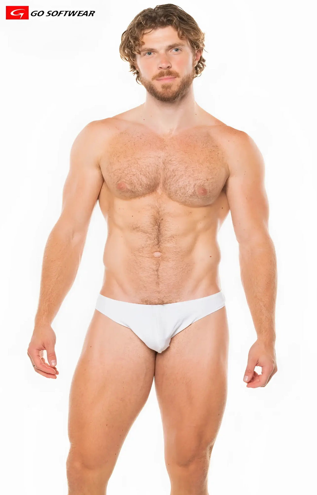 White backless thong briefs from go softwear made of soft material for comfortable everyday wear