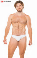 White backless thong briefs from go softwear made of soft material for comfortable everyday wear