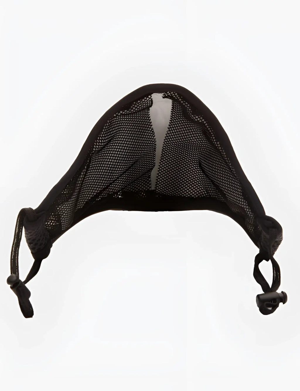 Black mesh Barcode Berlin lieutenant Skyler unisex face mask grey neon with adjustable elastic straps and buckle closure
