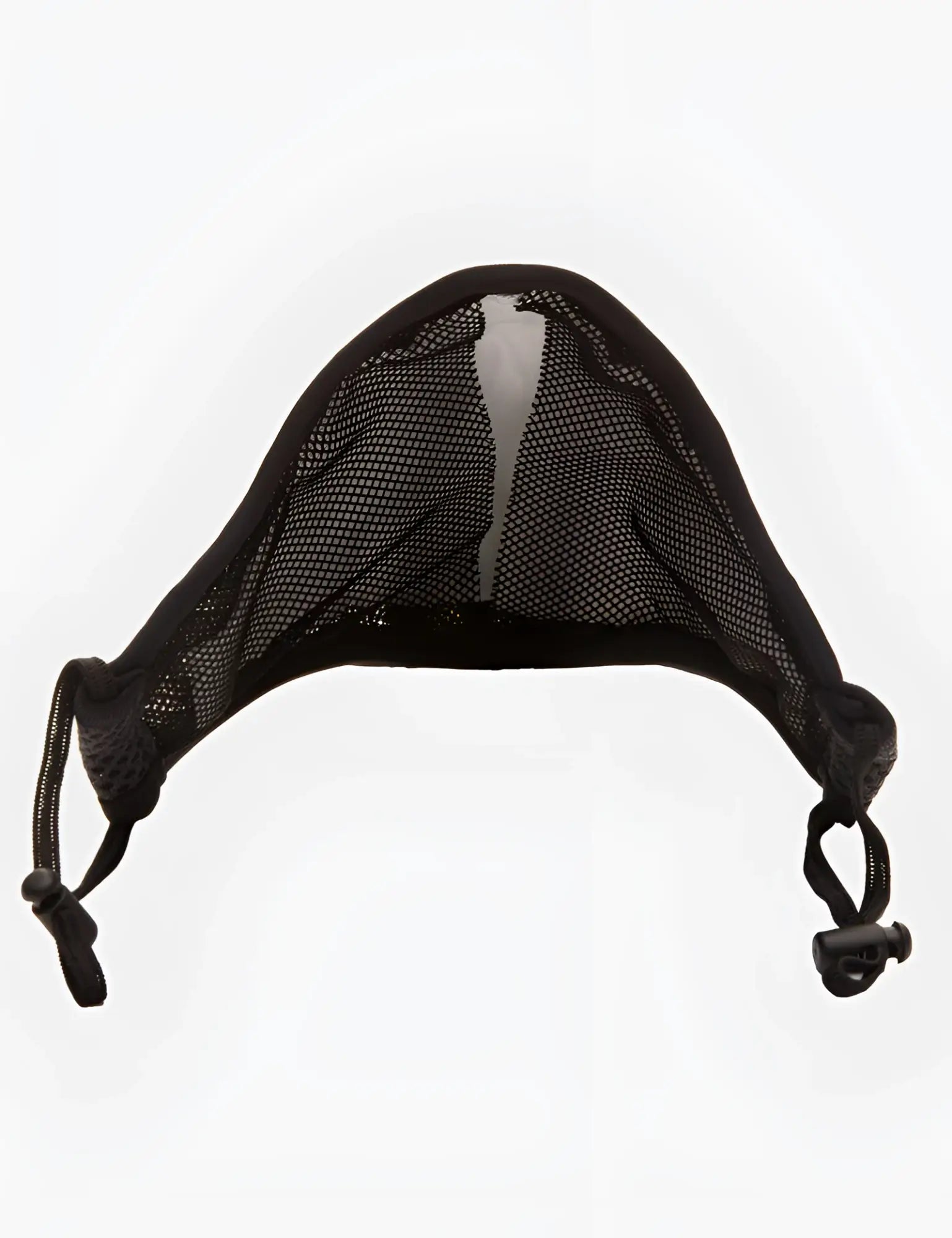 Black mesh Barcode Berlin lieutenant Skyler unisex face mask grey neon with adjustable elastic straps and buckle closure