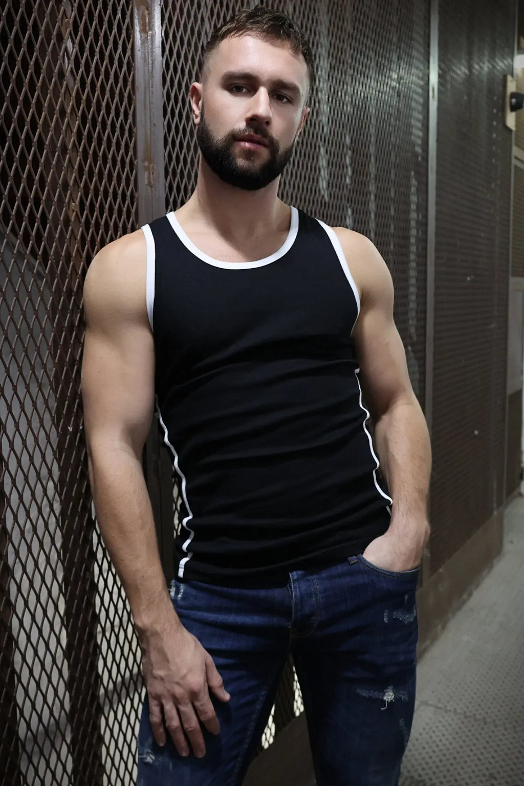 Breedwell Gay Men's Bare Essentials Rib Tank