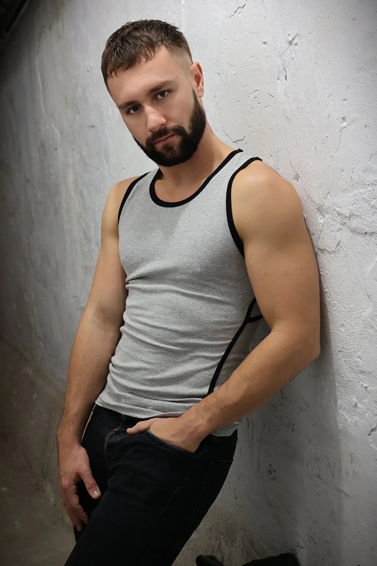 Breedwell Gay Men's Bare Essentials Rib Tank