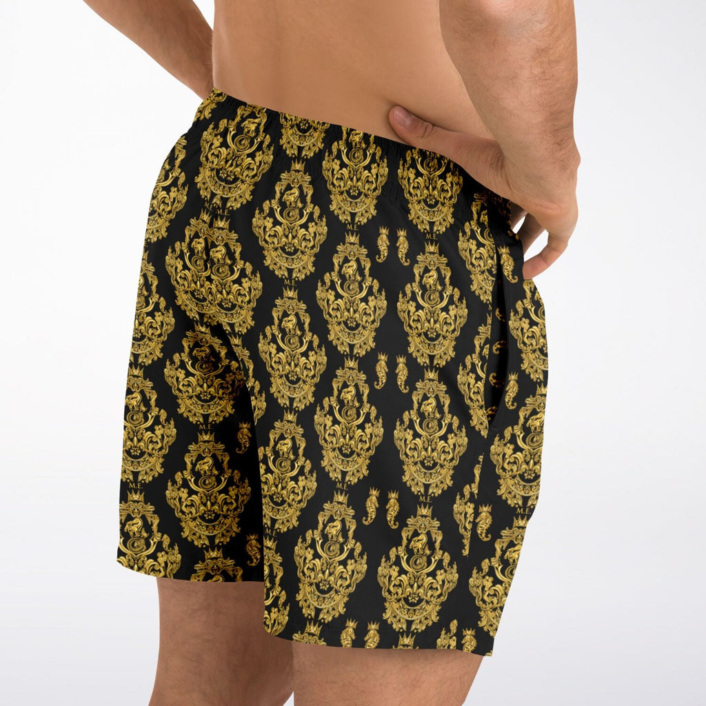 Maris Equi Gold Baroque Men's Swim Shorts
