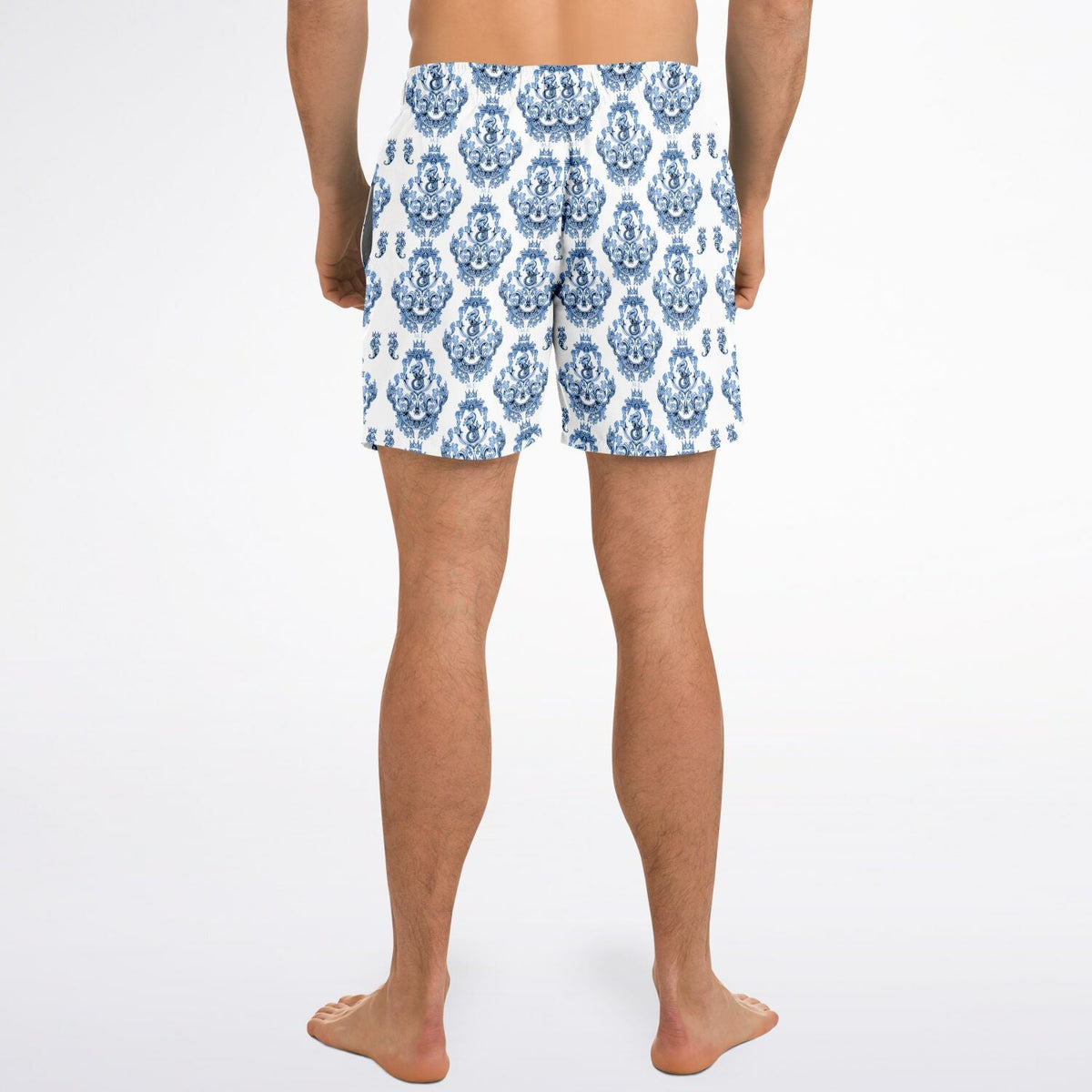 Maris Equi Blue Baroque Men's Swim Shorts