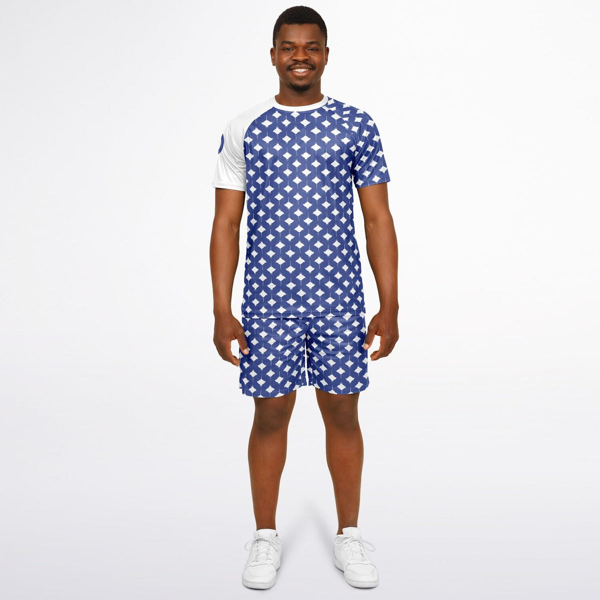 Maris Equi Manta Ray Print Top and Shorts For Men