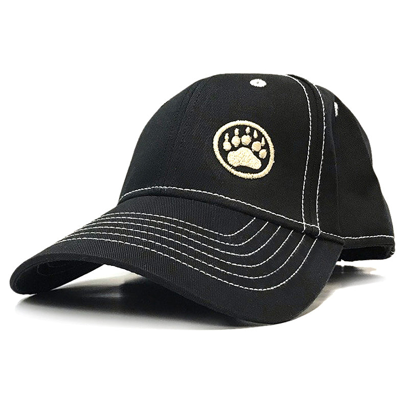 Kappe mit Bear Paw-Logo - Schwarz