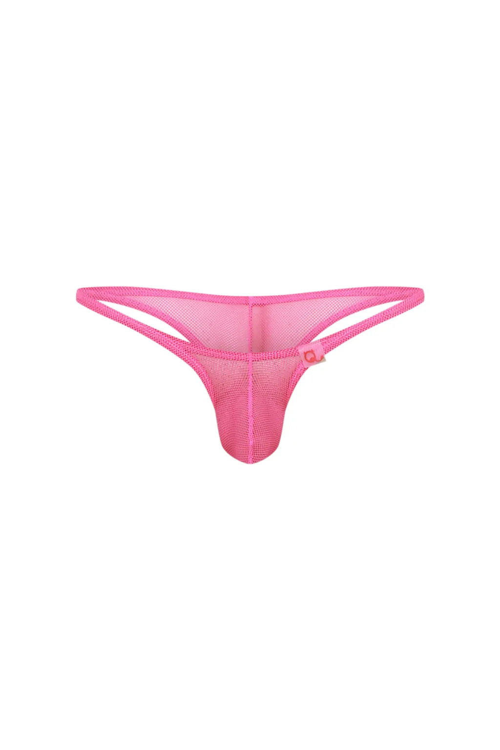 PetitQ Men's Bikini Plellis Mesh Pink