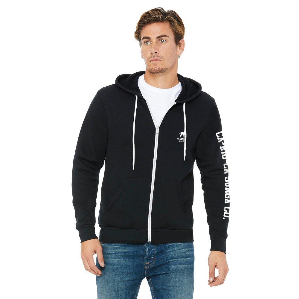 CA-RIO-CA Logotipo Zip Up Hoodie