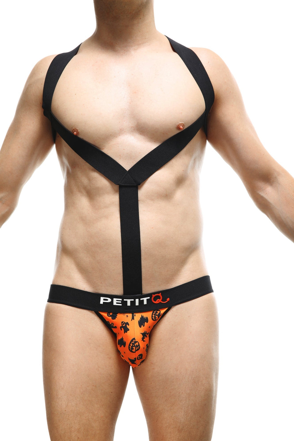 PetitQ Men's Body Jockstrap Savin Halloweenie