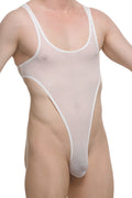 PetitQ Men's Bodythong Carbay Macra White