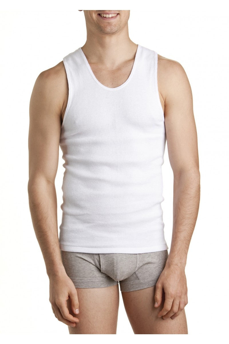 Camiseta sin mangas con escote en el pecho de Bonds, color blanco, talla M37566 AS0, talla L