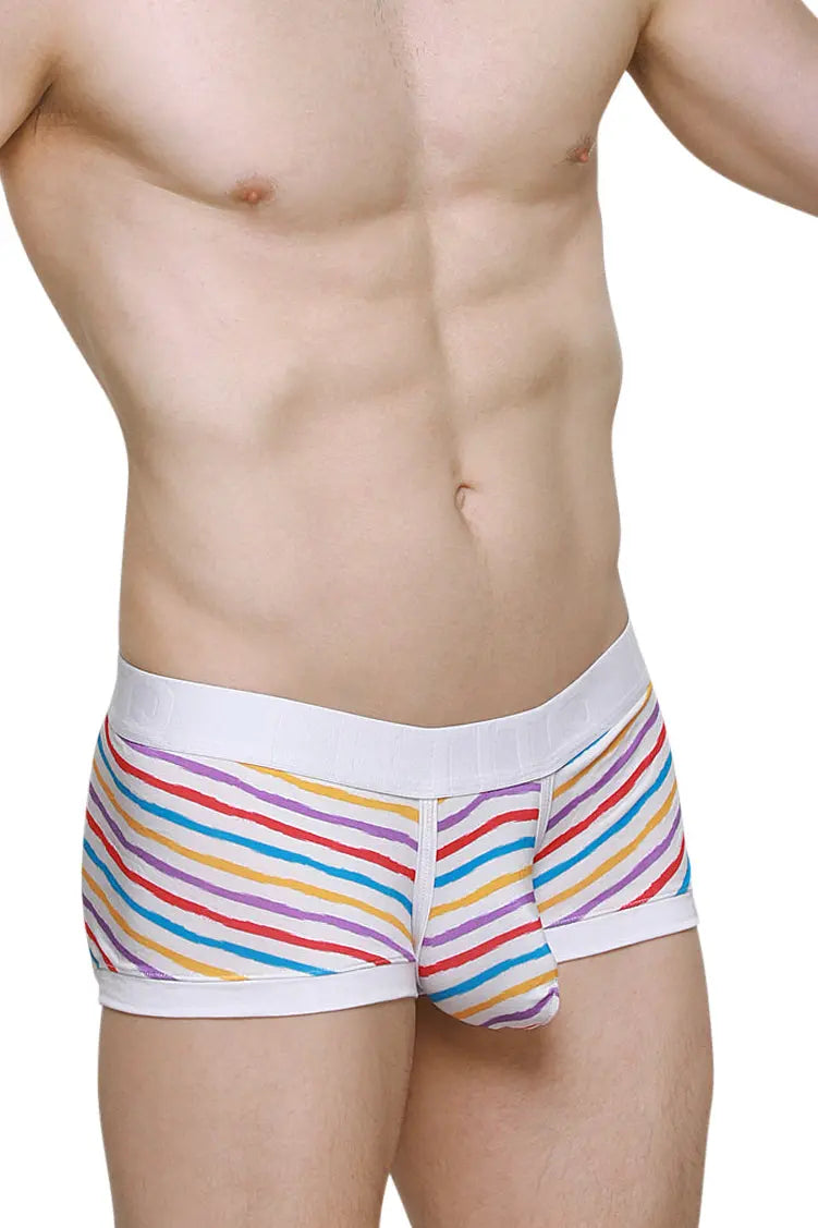 PetitQ Men's Boxer Brief Chill Candy Stripes