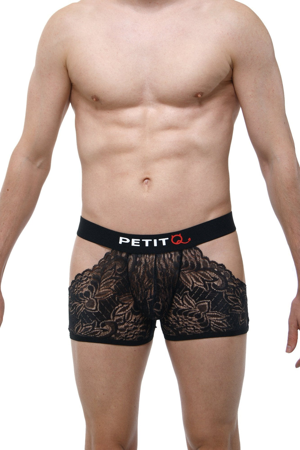 PetitQ Bóxer Dentelle Trévoux Negro