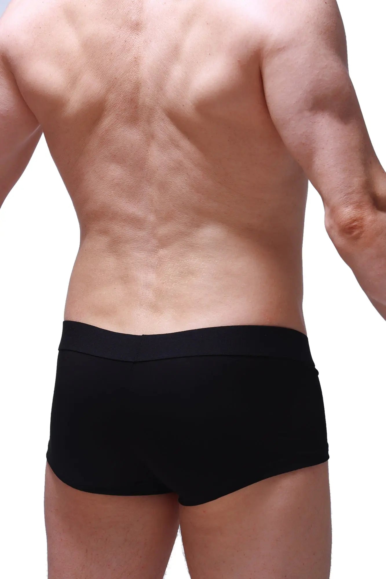 Black briefs boxer goron black with smooth elastic waistband for comfortable everyday wear