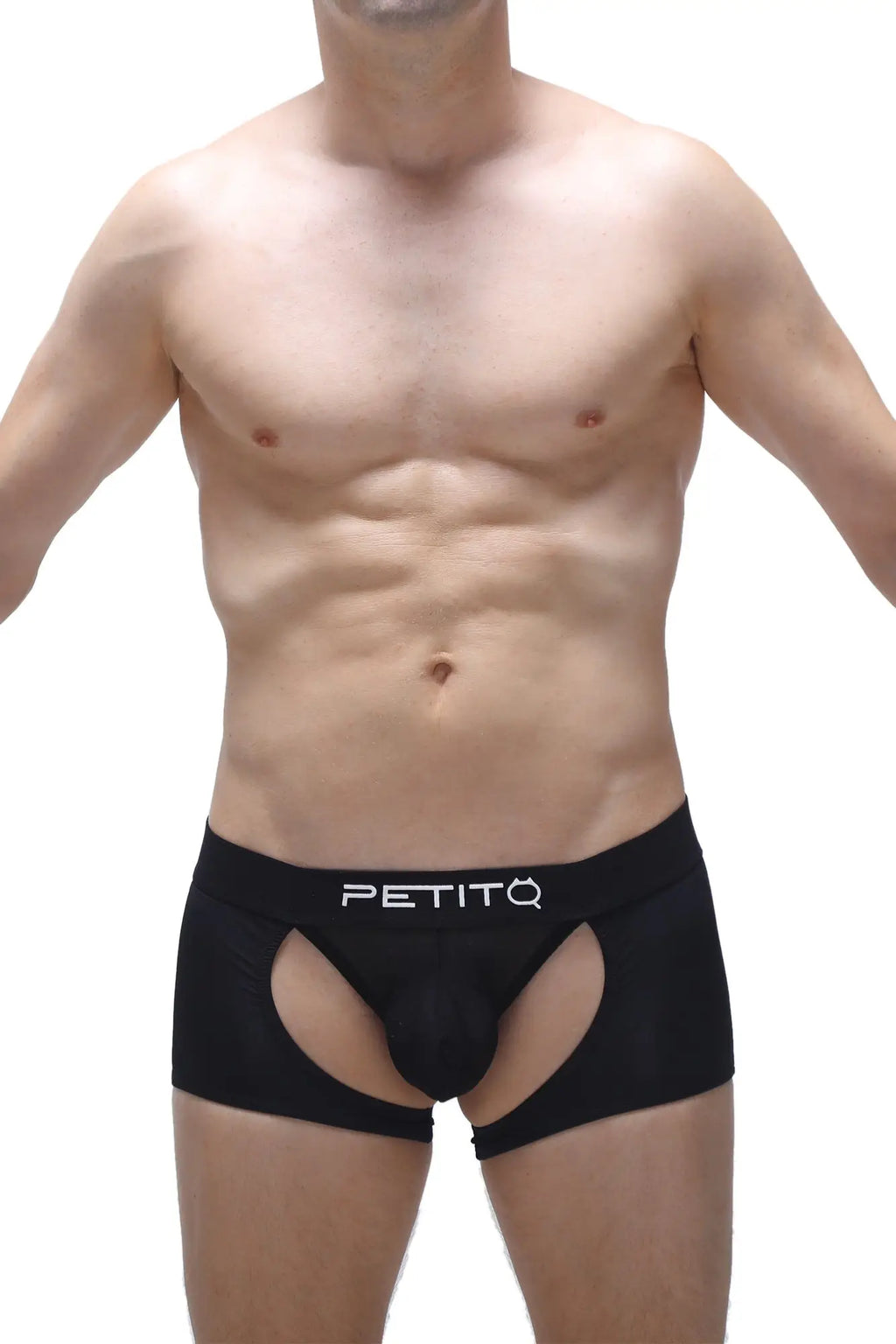 Black boxer moras mens briefs with central pouch and cutout sides designed for comfort and style