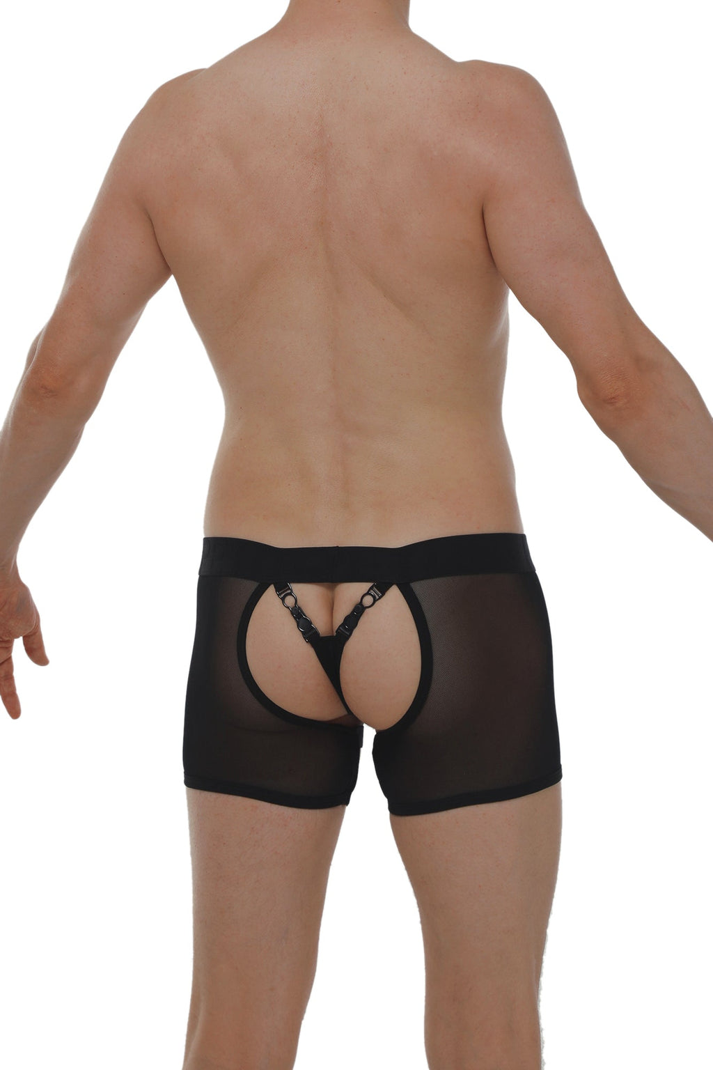 Boxer String Garter Angy Net Black
