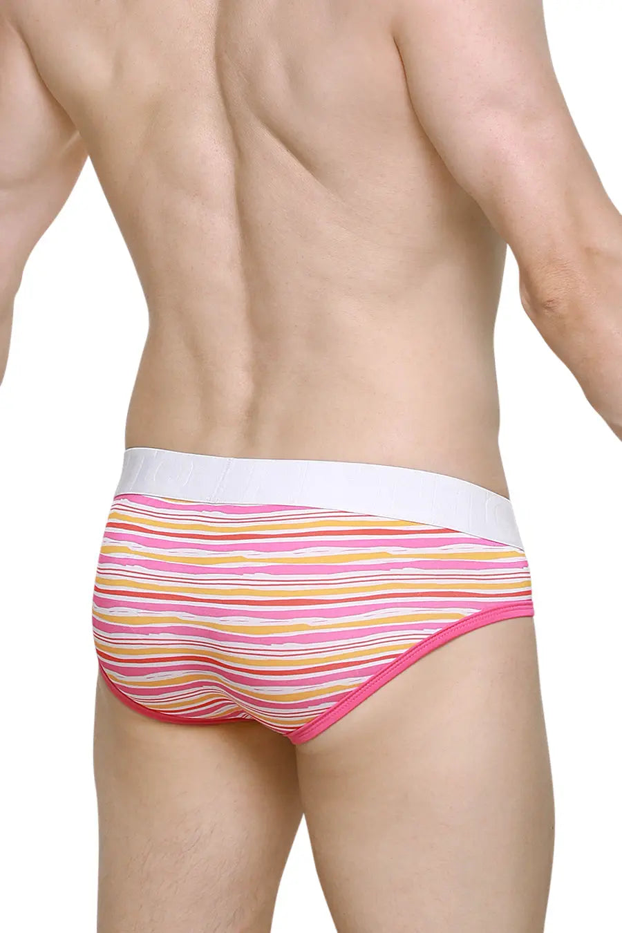 PetitQ Herren-Slip Andrew Sunset Stripes