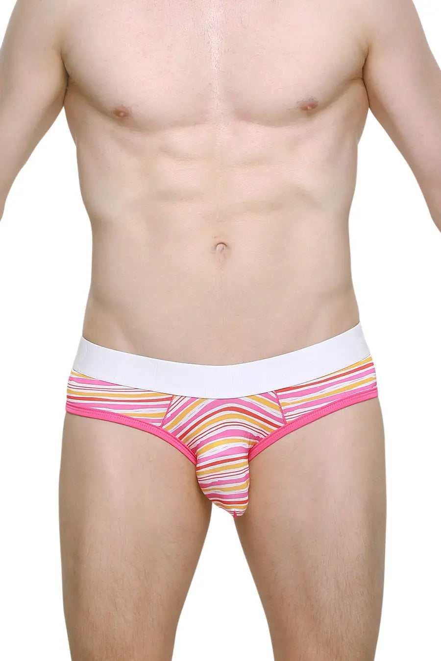 PetitQ Herren-Slip Andrew Sunset Stripes