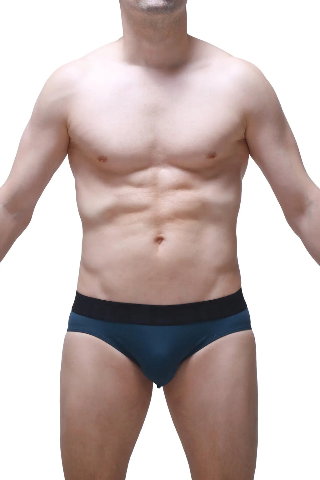 Dark blue briefs bozas blue with contrasting black waistband for comfortable everyday wear
