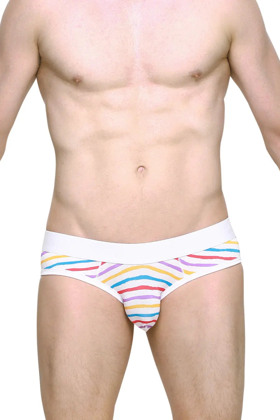 PetitQ Men's Brief Andrew Candy Stripes