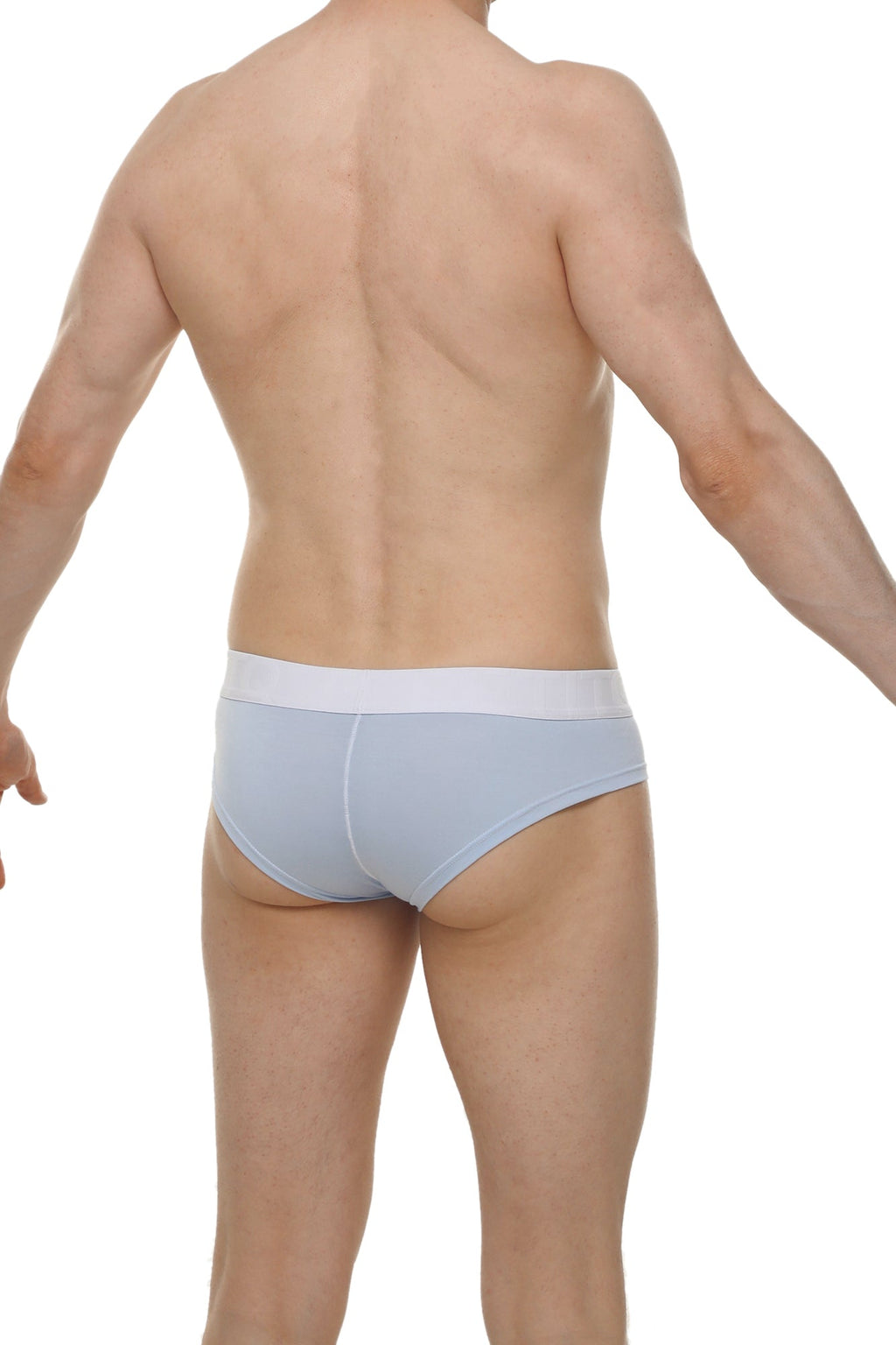 PetitQ Men's Mini Boxer Cheeky Modal Sky Blue