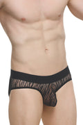 PetitQ Brief Dome Lace Savane Black