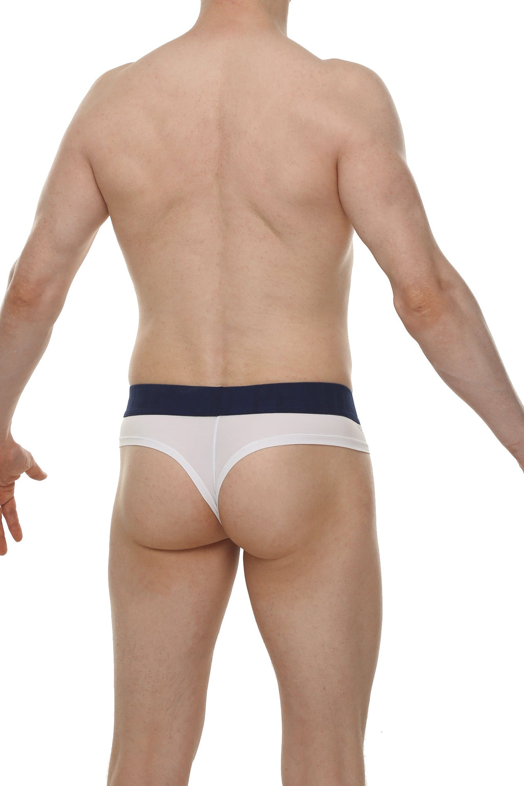 PetitQ Men's Cheeky Brief Skine White