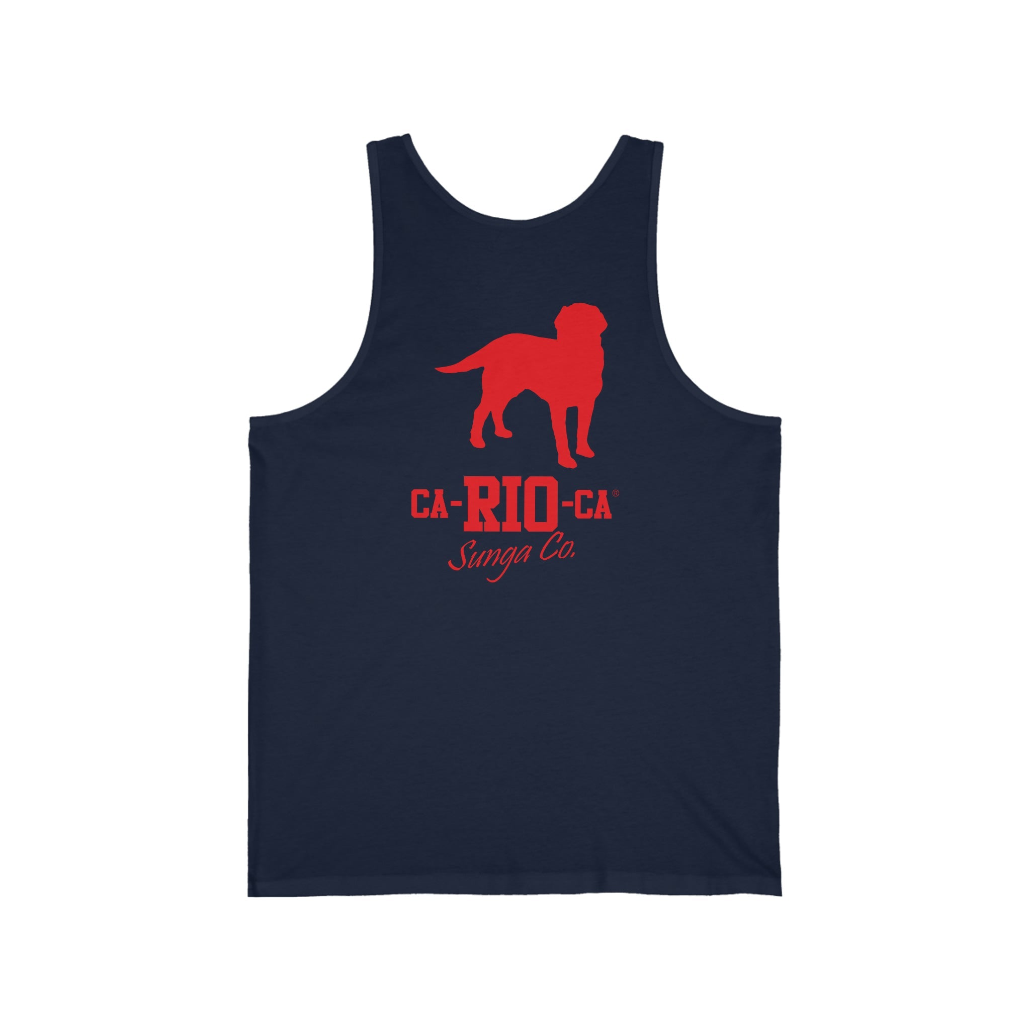 CA-RIO-CA Logotipo Red Print Tank Top - Men's Tank Top