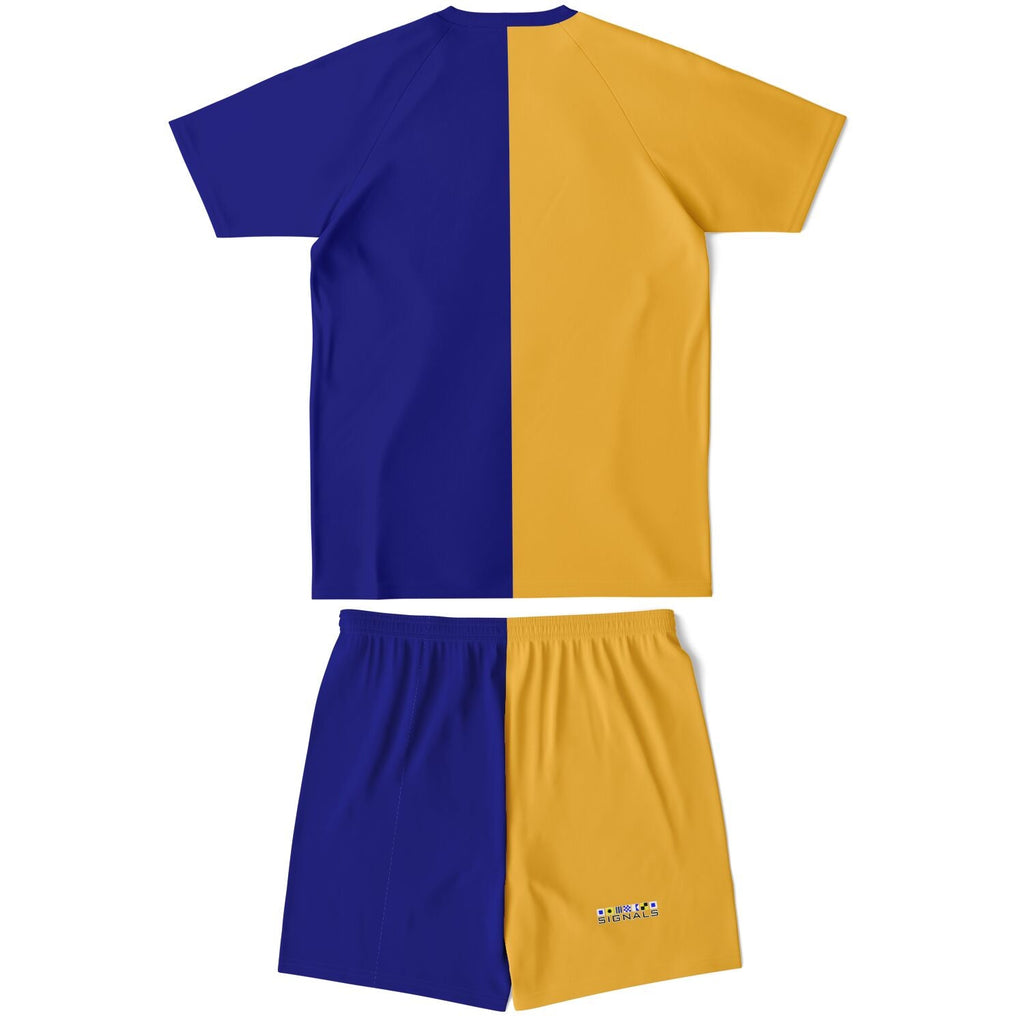 Maris Equi Signals "KILO" Nautical Theme Shorts And Top Set For Men