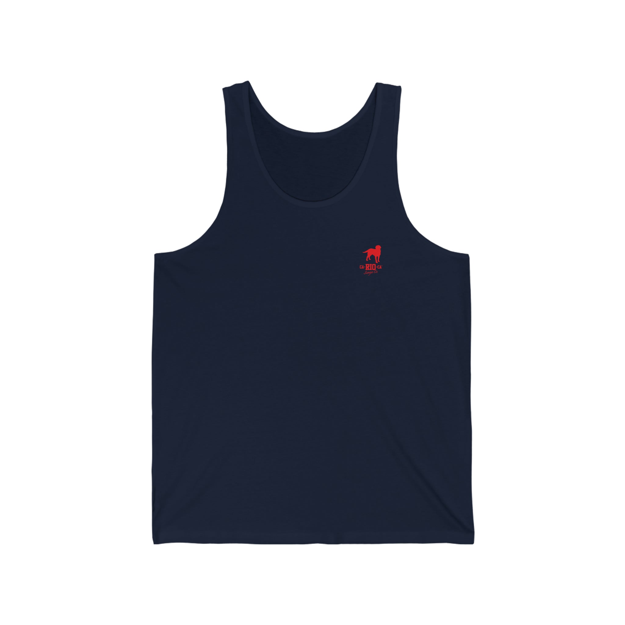 CA-RIO-CA Tanktop mit rotem Logo-Print - Tanktop für Herren