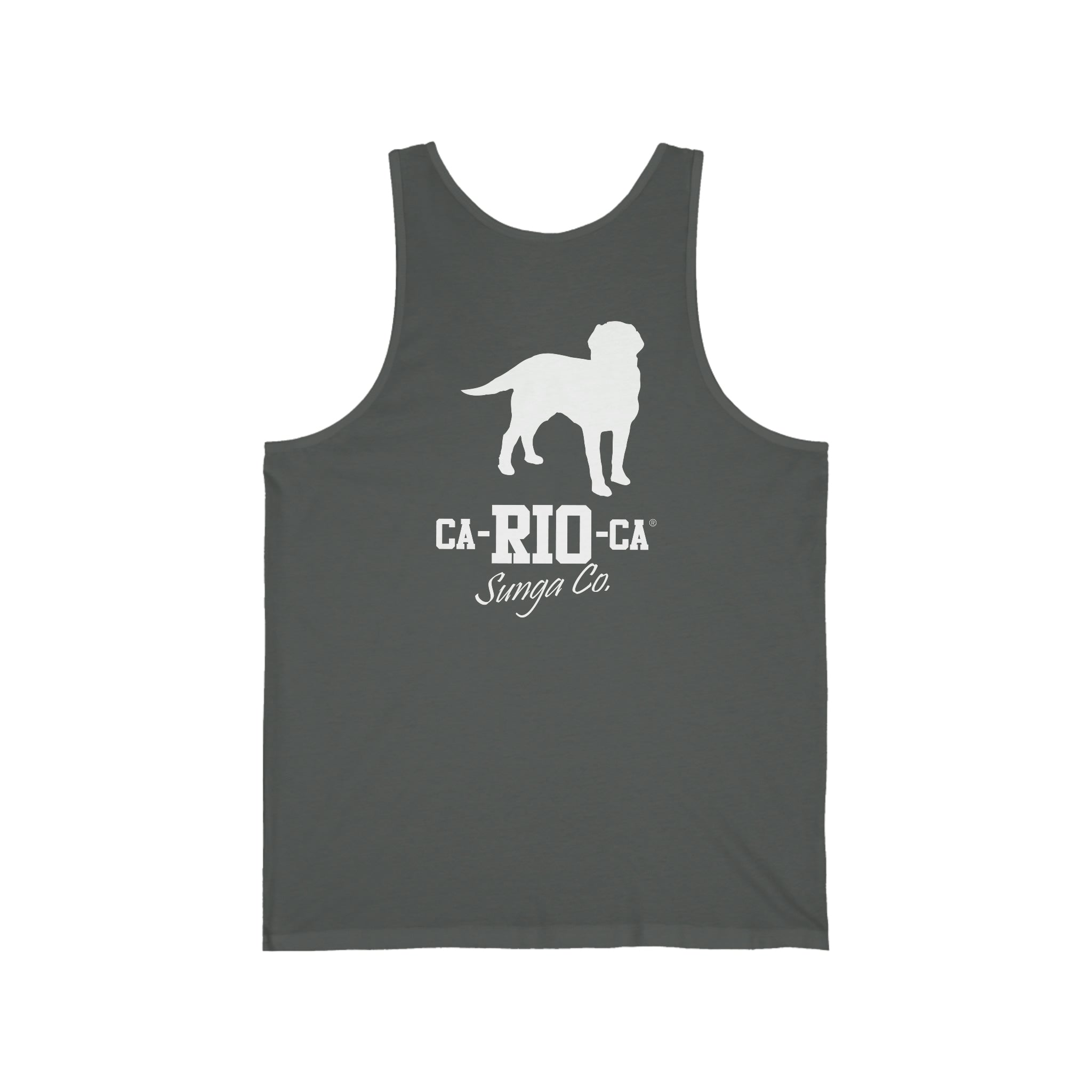 CA-RIO-CA Tanktop mit Logotipo-Print in Weiß - Tanktop für Herren