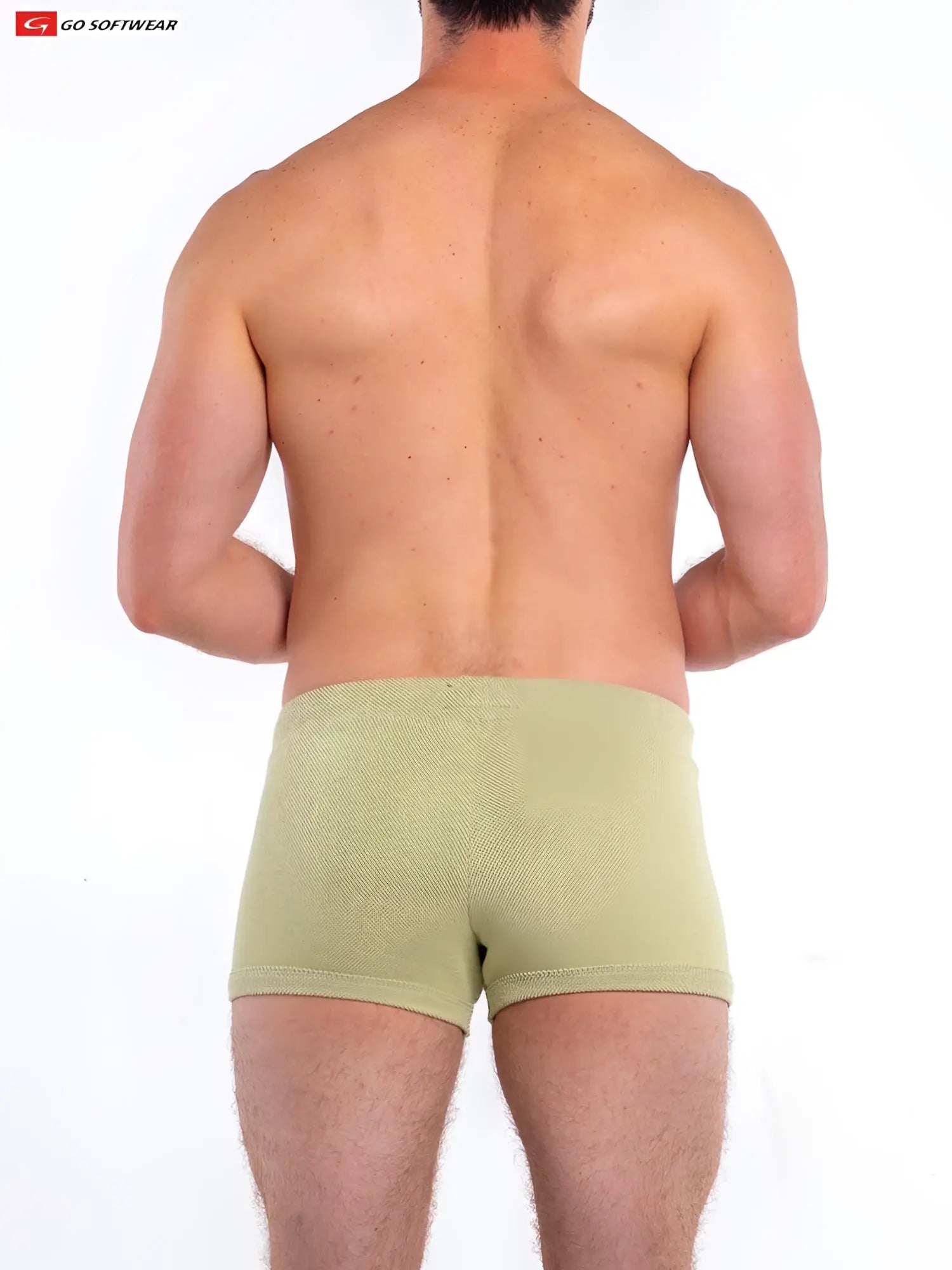 Light green textured briefs with subtle woven pattern in so cal 8 inch lounge short for comfortable wear