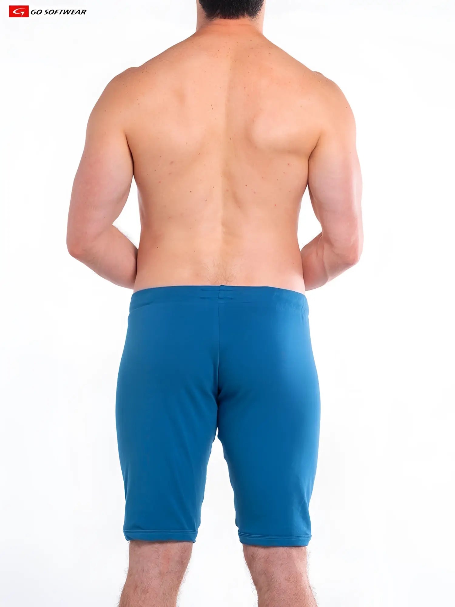 Blue snug fit athletic shorts with elastic waistband designed for comfort in the So Cal Lounge Jamm Short collection