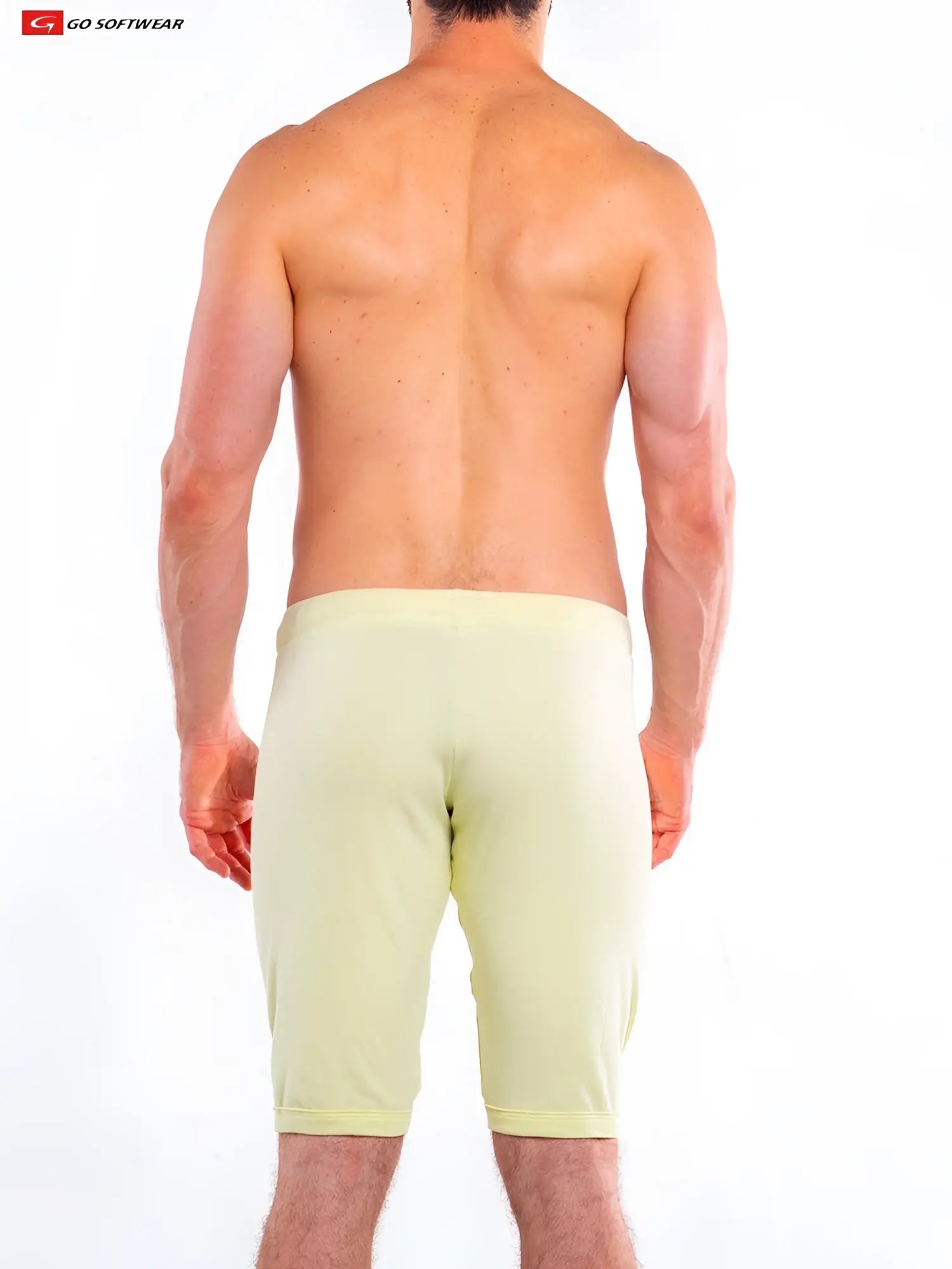 Light green So Cal Lounge Jamm shorts made from smooth stretchy fabric with a form-fitting design
