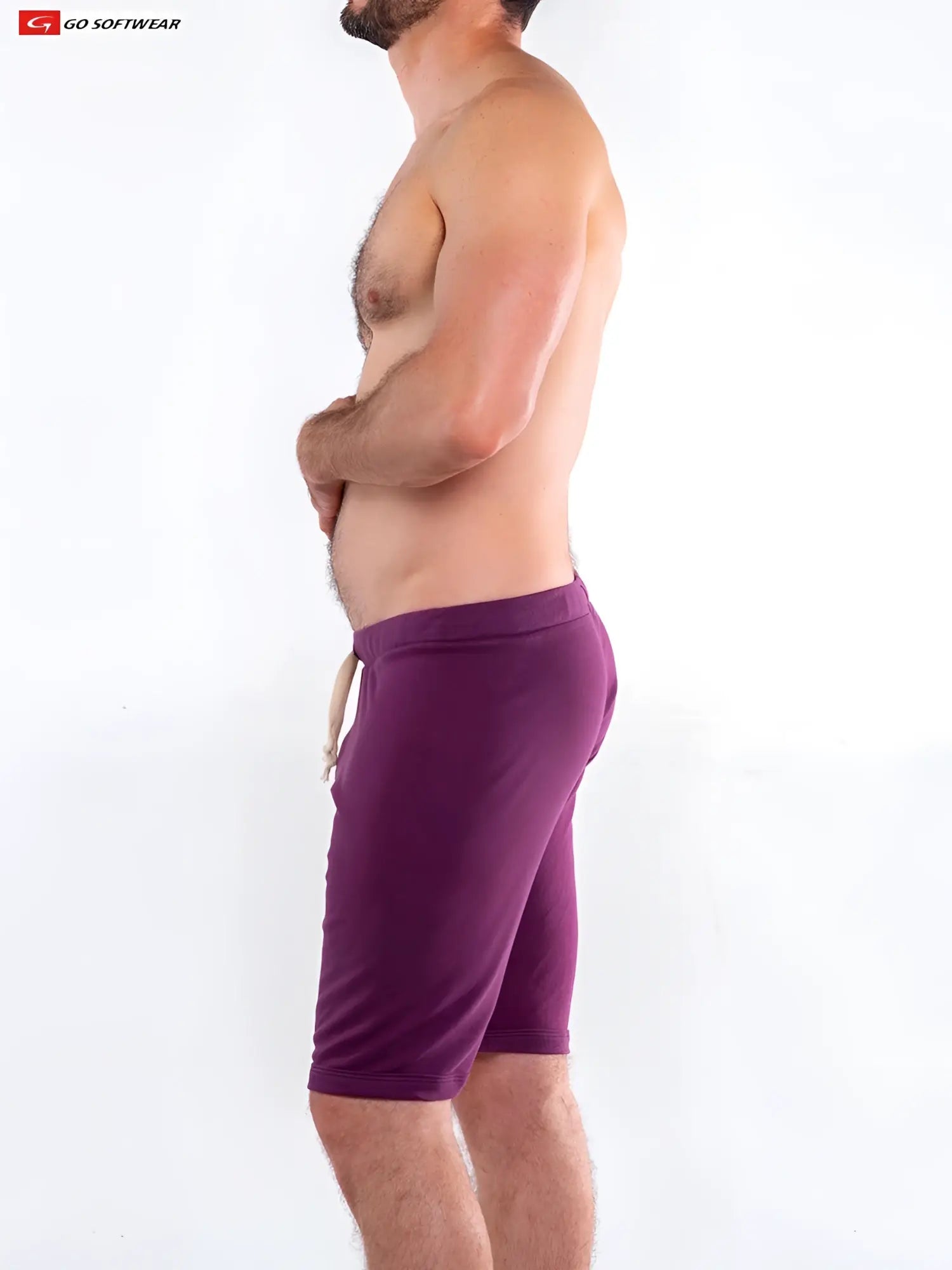 Purple so cal lounge jamm shorts with a drawstring waistband designed for comfortable athletic wear
