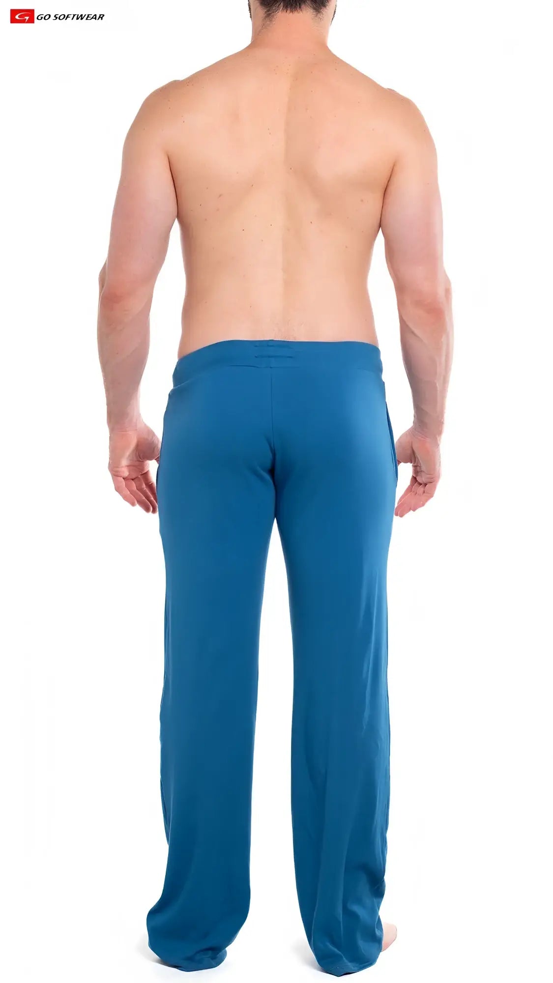 Blue so cal lounge pant with relaxed fit elastic waistband and pockets for comfortable casual wear