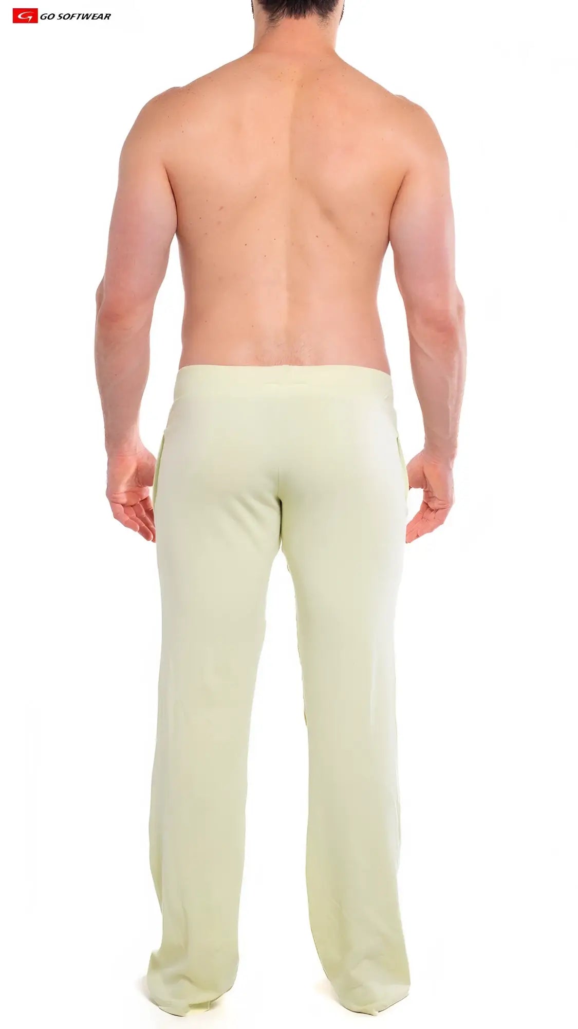 So cal lounge pant light green soft fabric with relaxed fit elastic waistband and pockets for comfortable wear