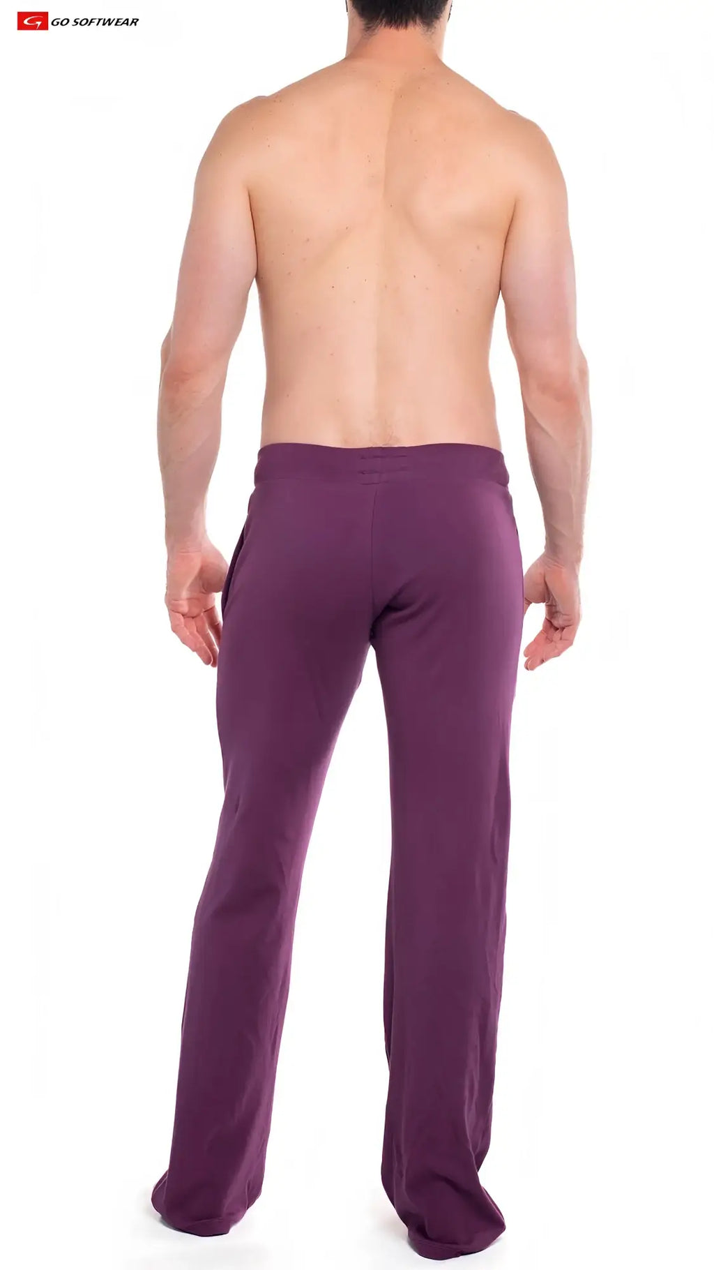 Purple so cal lounge pant with pockets featuring relaxed fit and elastic waistband for comfortable wear