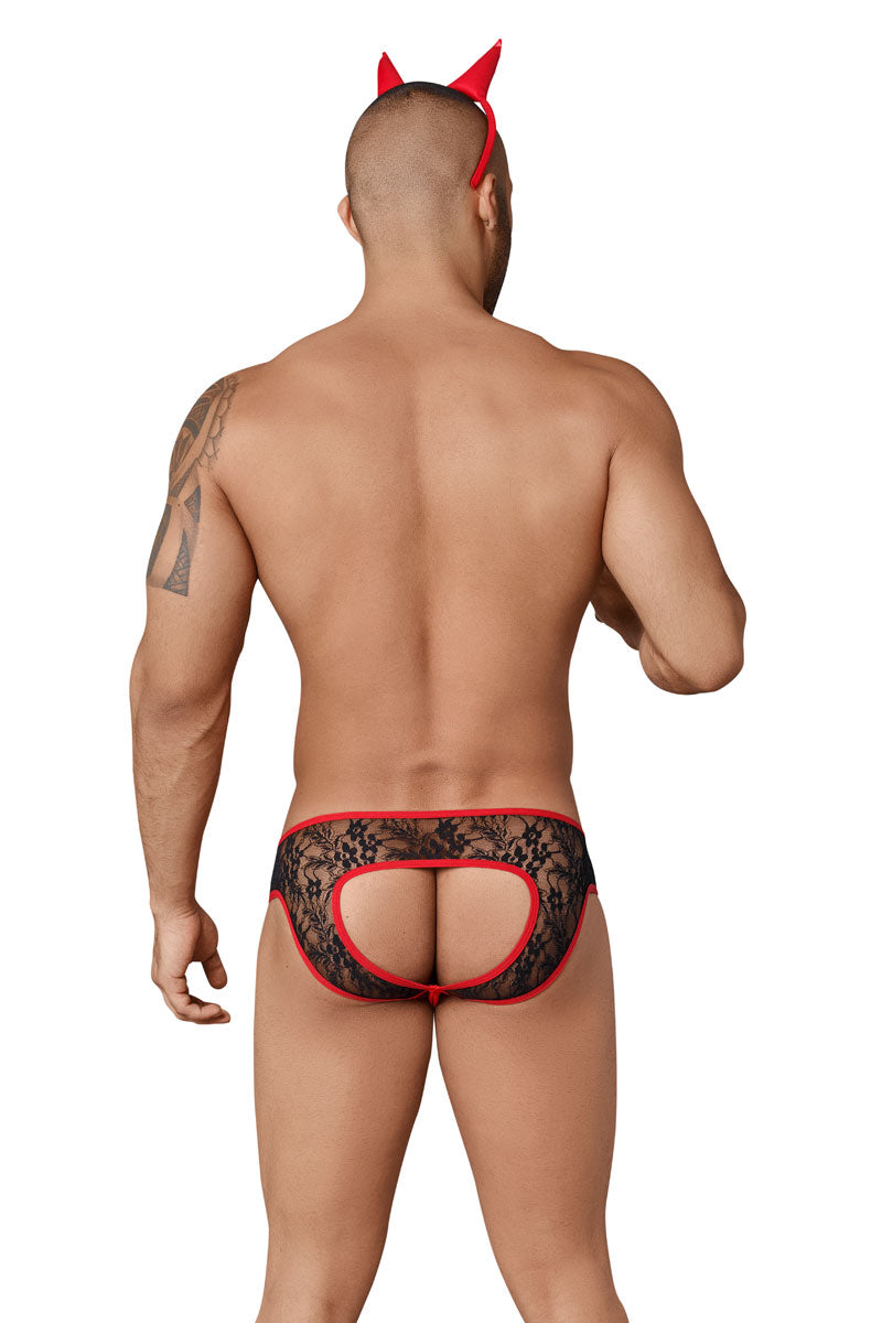 Candyman Teufelsoutfit Kostüm Schwarz/Rot 99356 Größe M