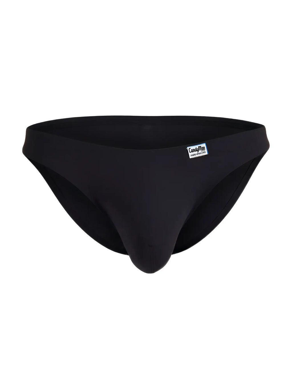 Black candyman 99928 bikini briefs with smooth form-fitting design in comfortable stretch fabric