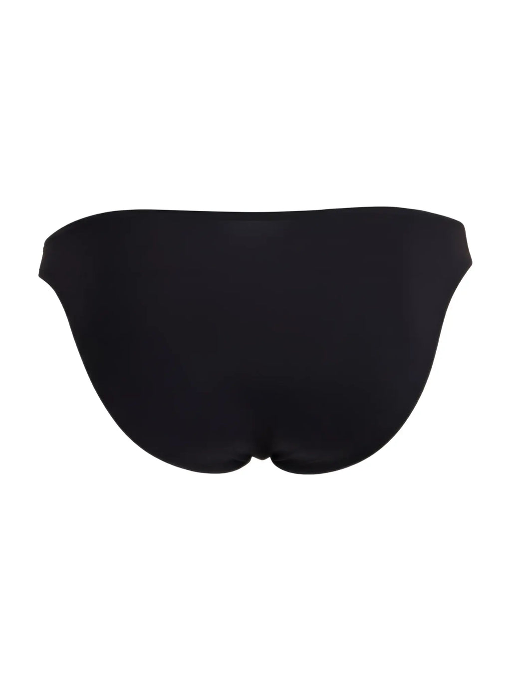 Black sleek bikini bottom candyMan 99928 with smooth form-fitting design perfect for swimwear use