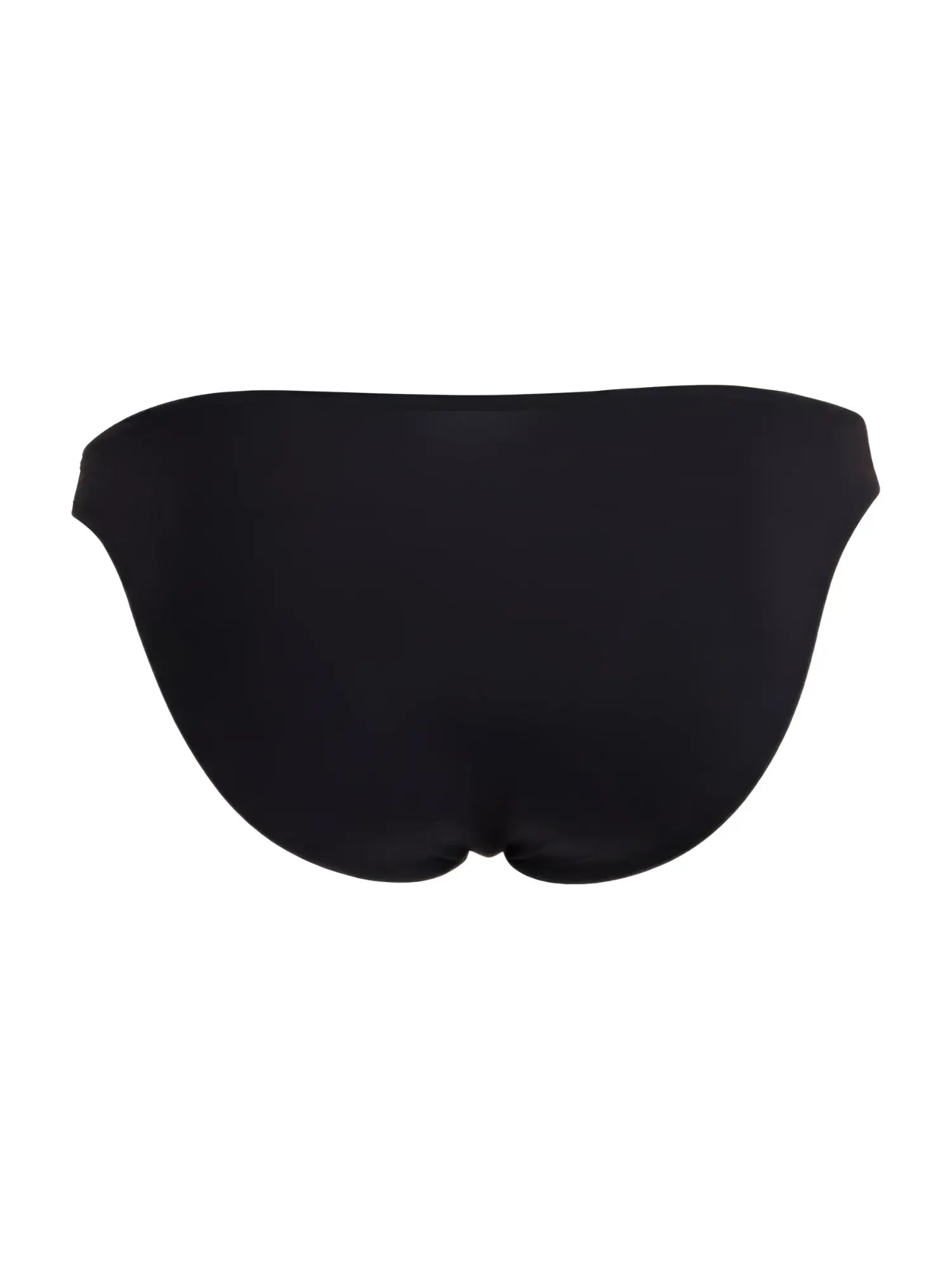 Black sleek bikini bottom candyMan 99928 with smooth form-fitting design perfect for swimwear use