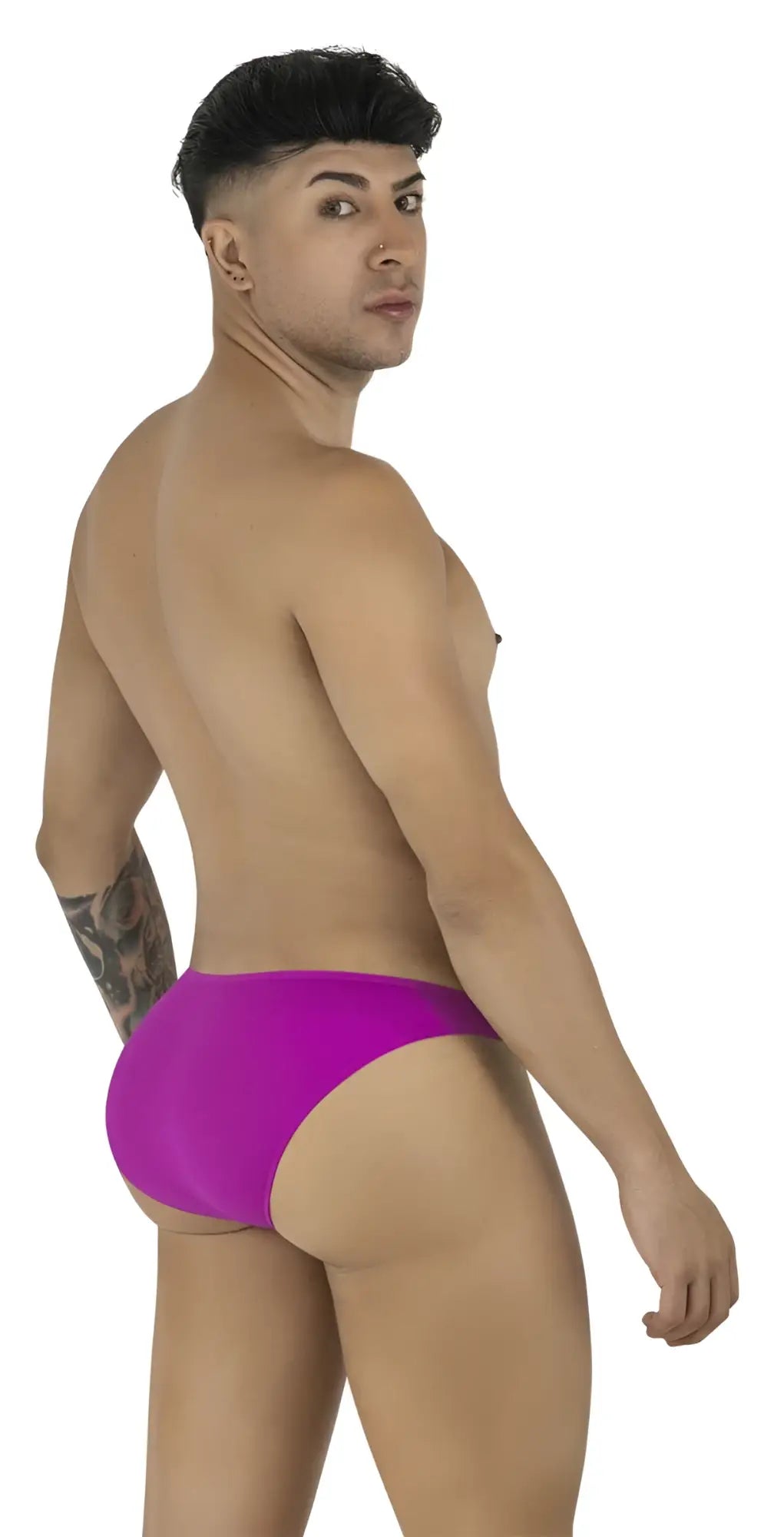 Vibrant magenta candyman 99928 bikini swim trunks with sleek form fitting design ideal for beachwear