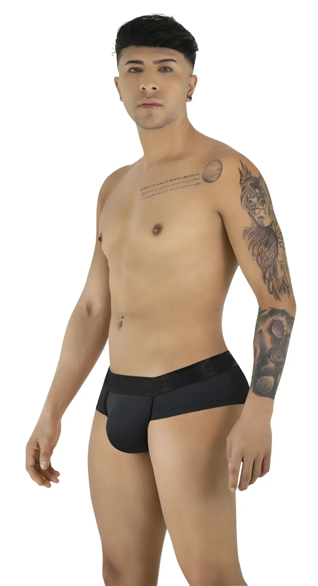 Black candyman 99932 briefs with smooth form-fitting design and elastic waistband for comfortable wear