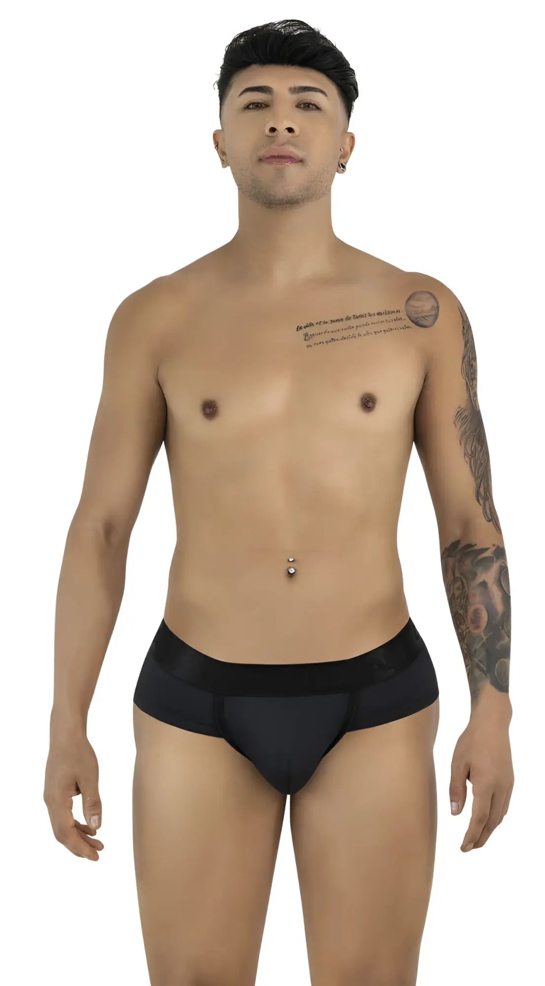 Black candyman 99932 briefs with smooth form-fitting design and slightly elastic waistband for comfortable wear