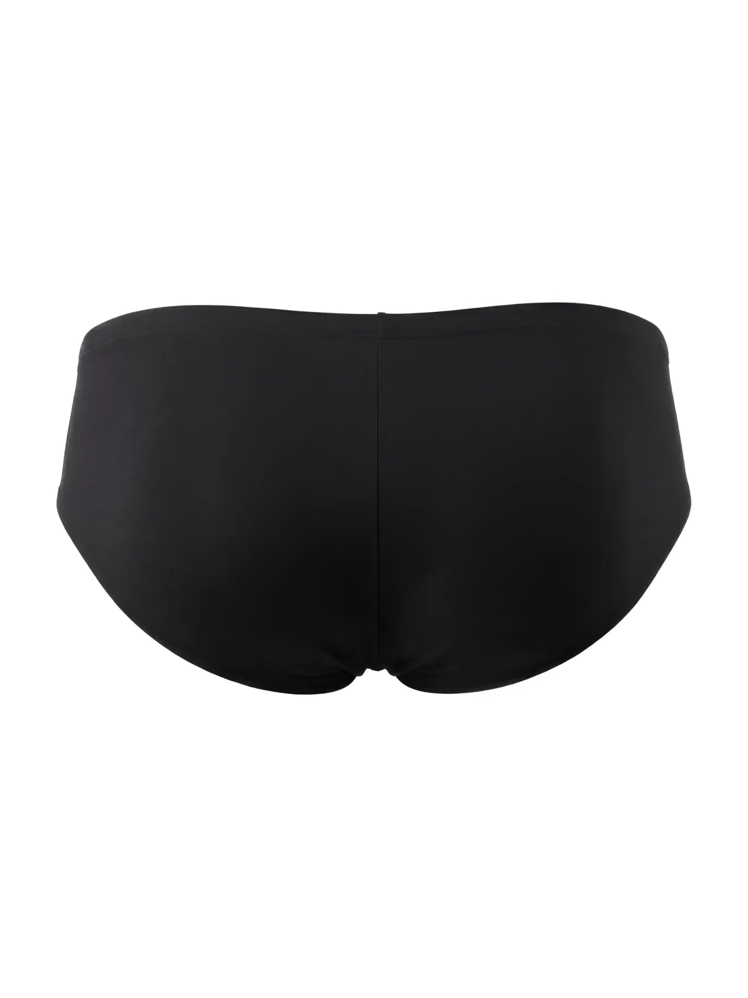 Back view of black CandyMan 99943 trunks featuring a clean, seamless design.