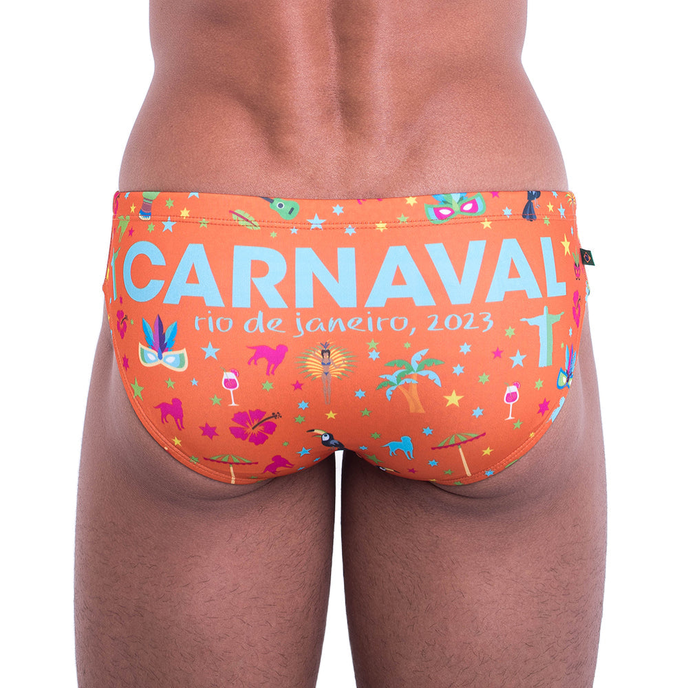 CA-RIO-CA BRIEF CARNAVAL 23 Print Herren Designer Bademode - AUSVERKAUF